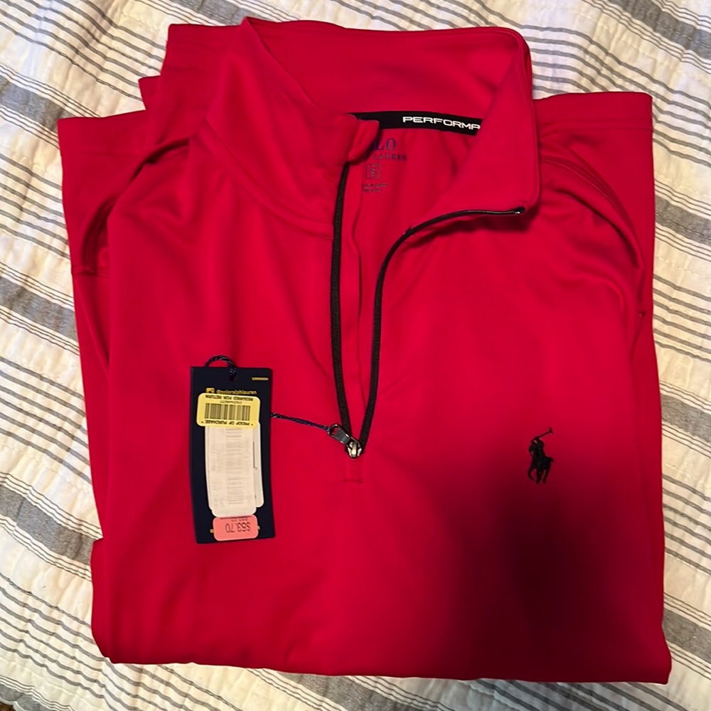 Polo by Ralph Lauren Performance quarter zip NWT.
